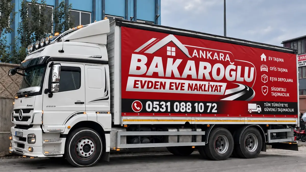 Bakaroğlu Nakliyat taşıma kamyonu